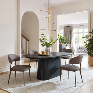 Sulco Dining Table Black