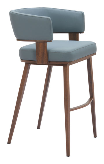 natural wood solid wood stool styled in a modern modern living room