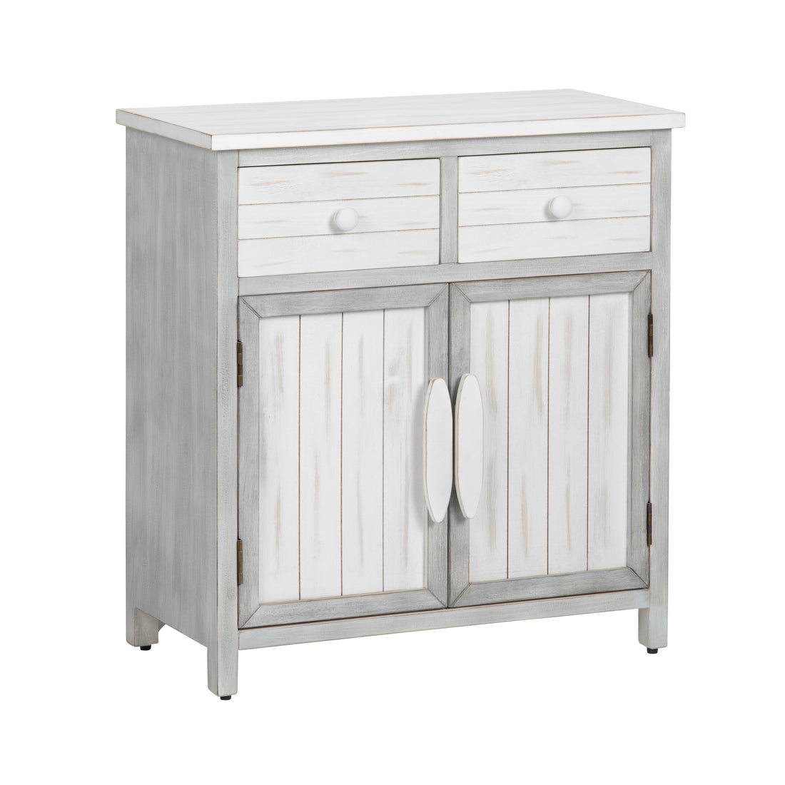 gray canvas storage cabinet in a refined master bedroom setting