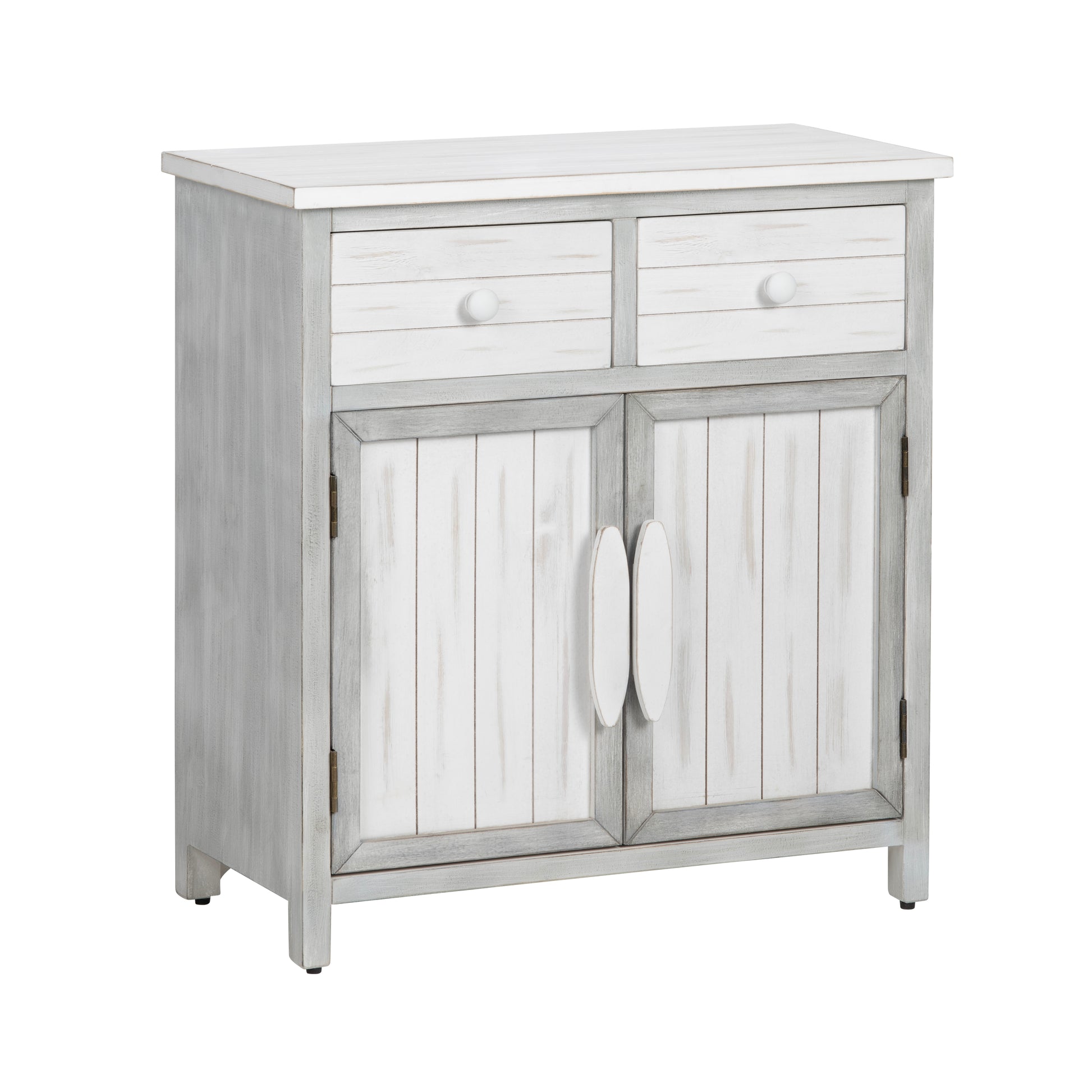 gray canvas storage cabinet in a refined master bedroom setting