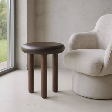 Arian Modern Bronze Aluminum Side Table