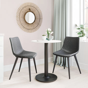 Daniel Modern Vintage & Black Dining Chair (Set of 2)