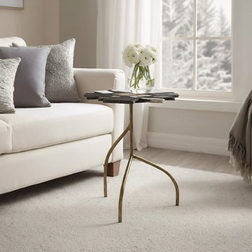 Baia Modern Multicolor Terrazzo Side Table