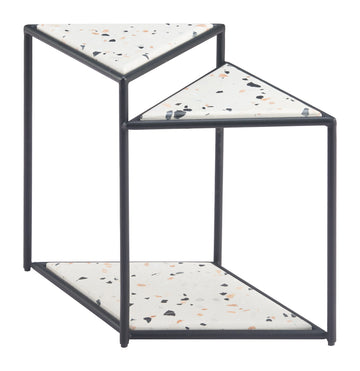 Miste Modern Multicolor Terrazzo Stone Side Table