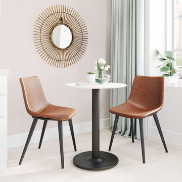 Daniel Modern Vintage & Brown Dining Chair (Set of 2)