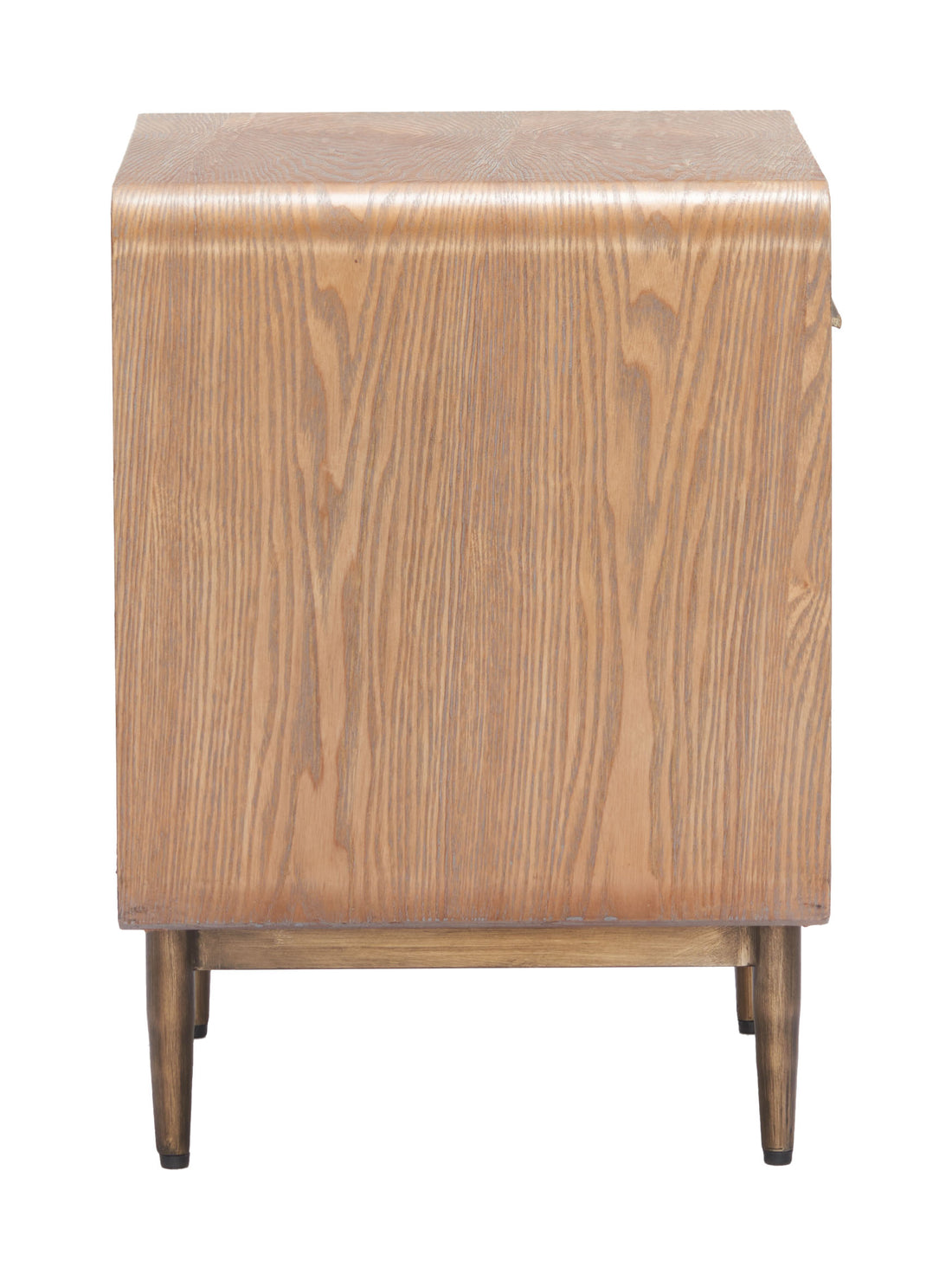 Vidaz Modern Brown Wood Side Table