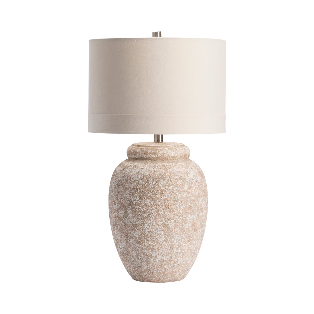warm-toned soft table lamp in a elegant modern bedroom setting