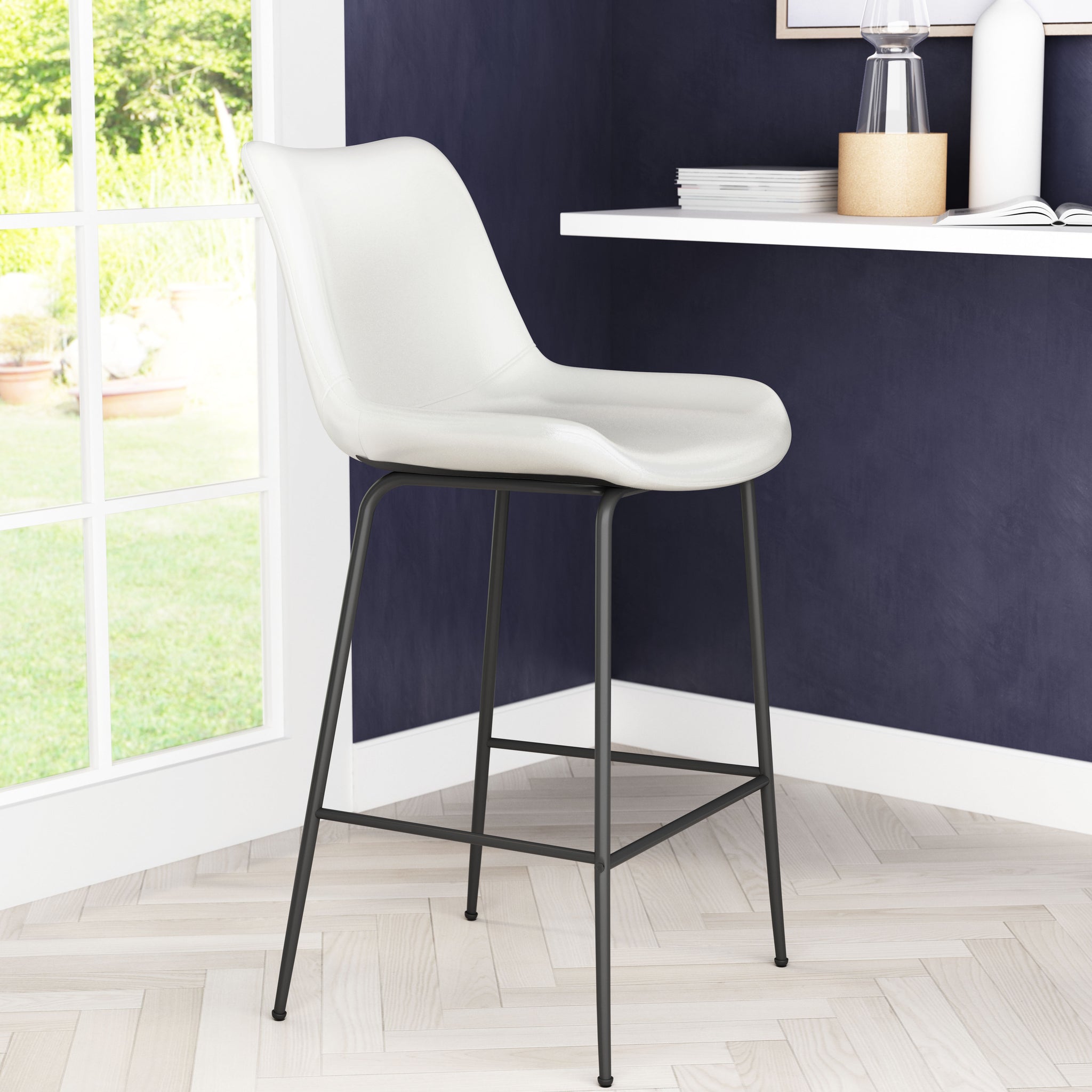 Byron Counter Stool White