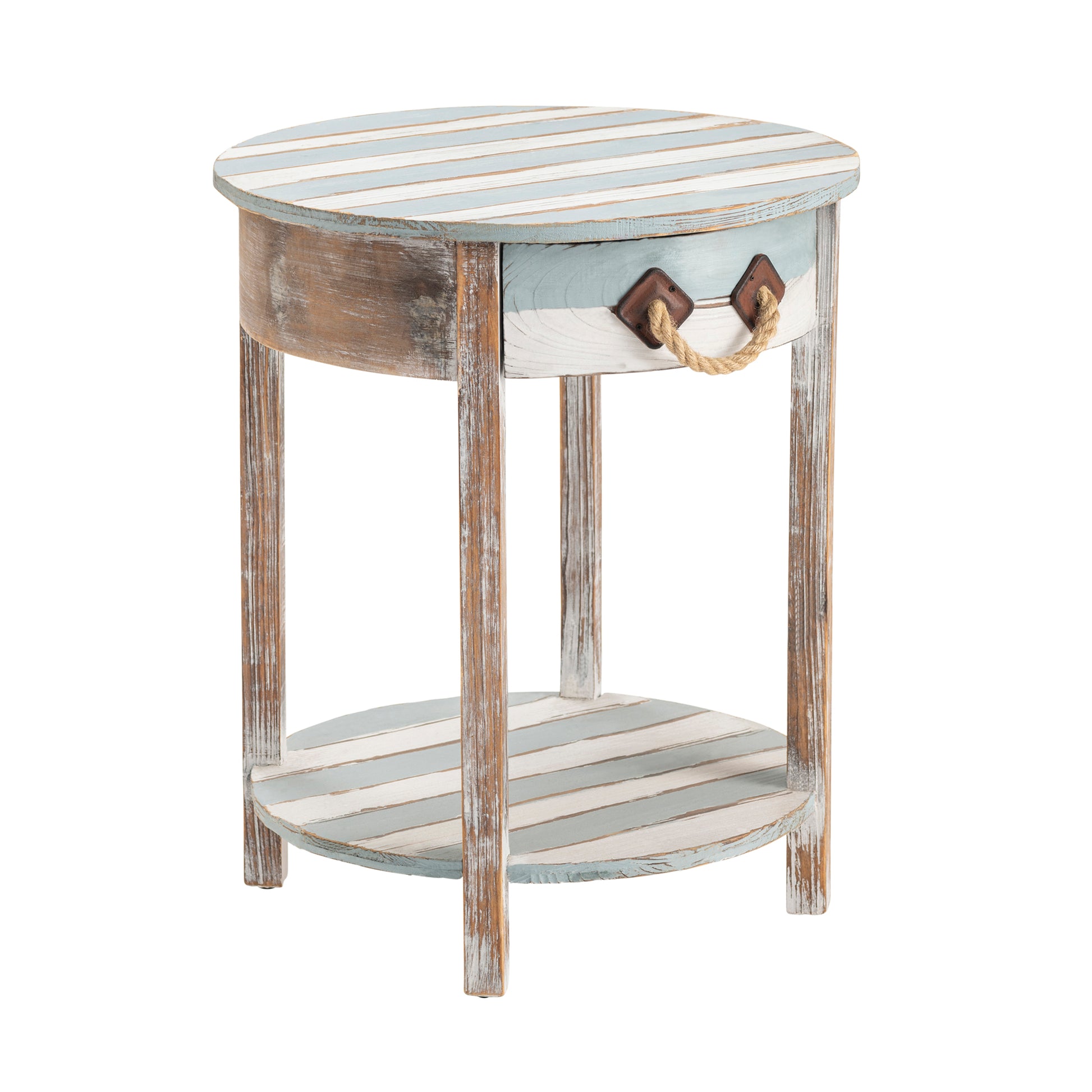 beige plush accent table in a classic entryway setting