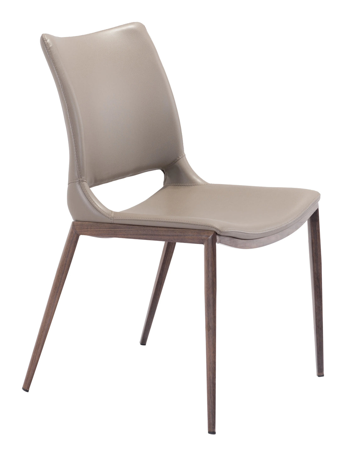 Ace Modern Brown & Walnut Dining Chair (Set of 2)