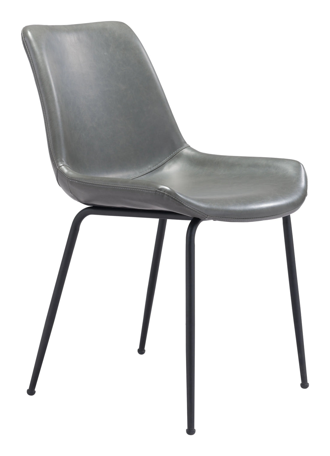 Byron Modern Gray Dining Chair (Set of 2)