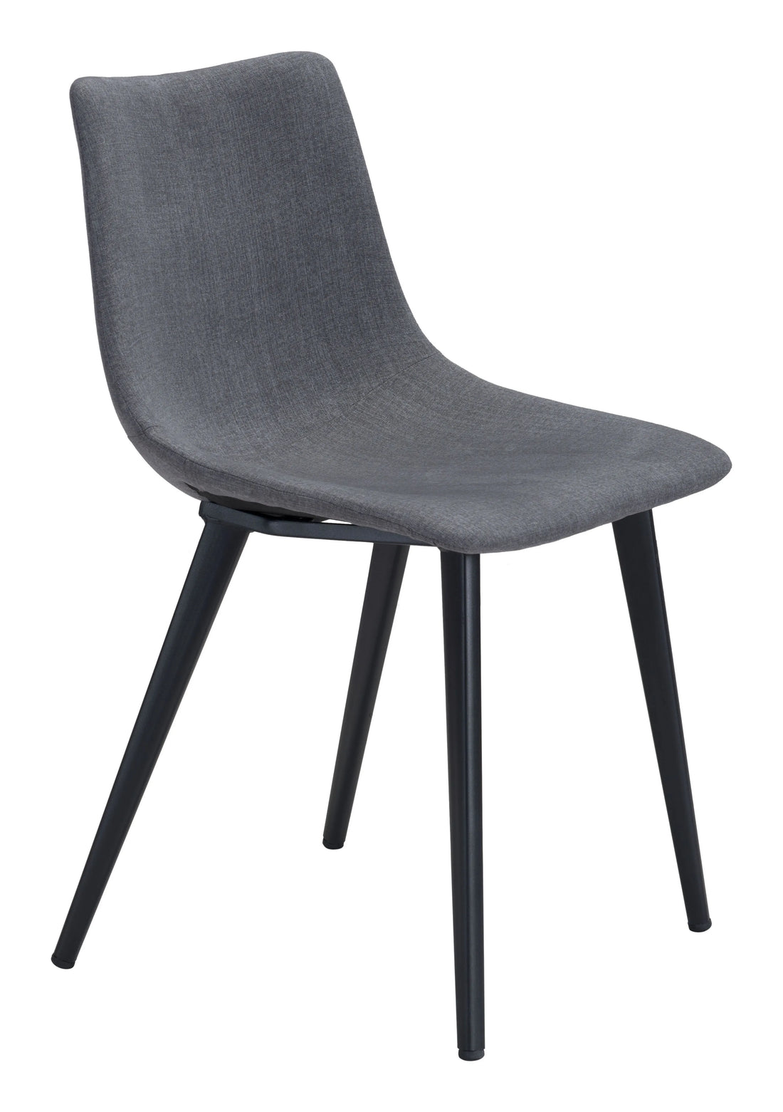 Daniel Modern Gray Fabric Dining Chair (Set of 2)