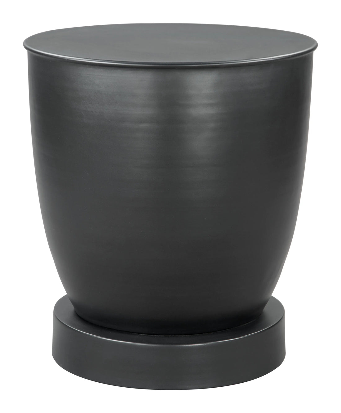 Baku Modern Black Iron Side Table