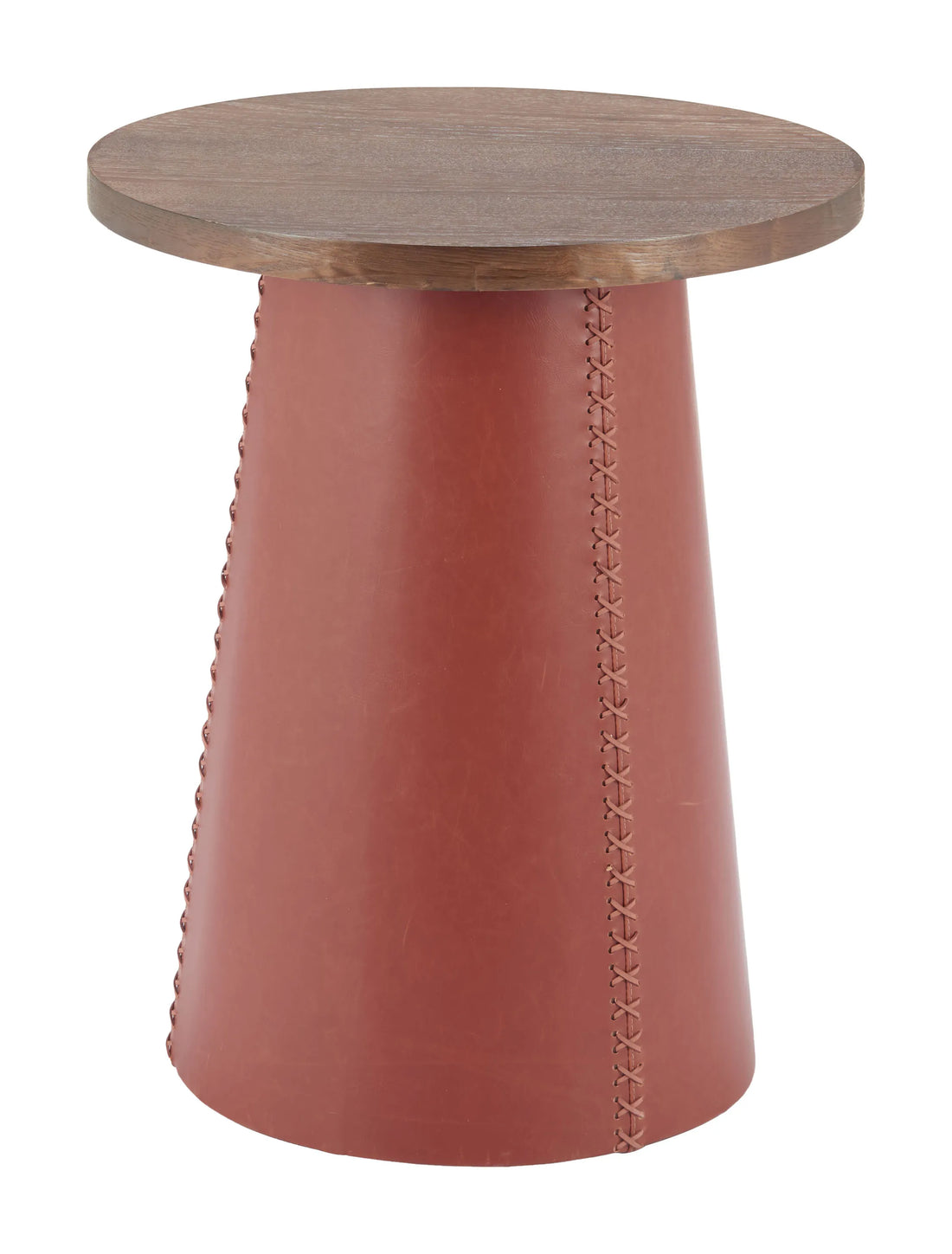 Dikis Modern Brown Ash Side Table