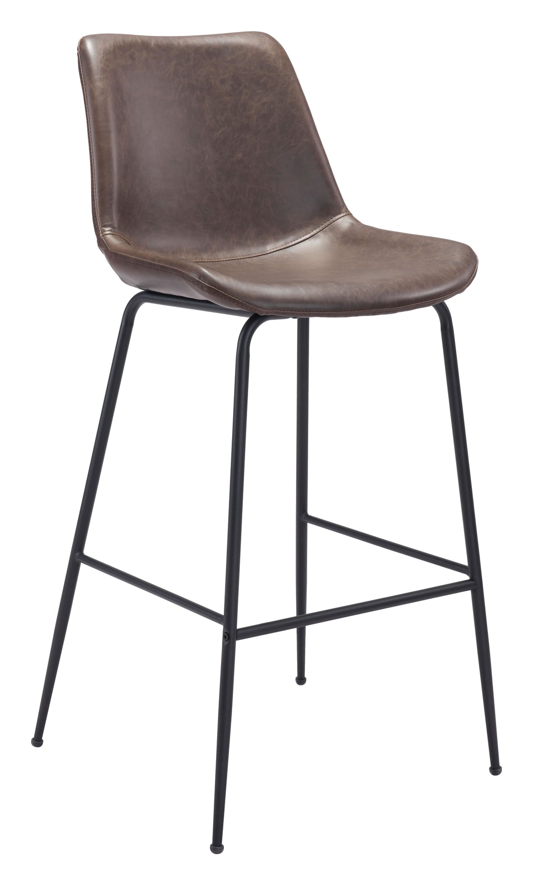 Byron Modern Brown Bar Stool