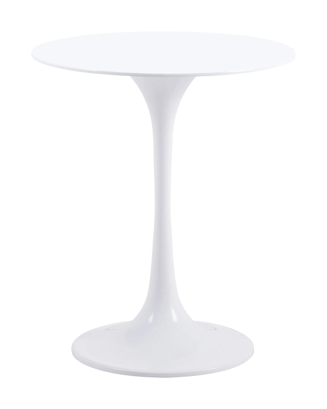 Wilco Modern White Steel Side Table