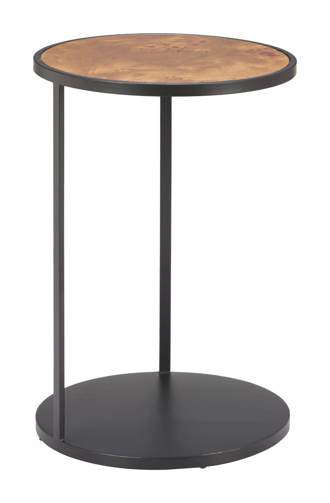 Nodo Modern Brown & Black Side Table