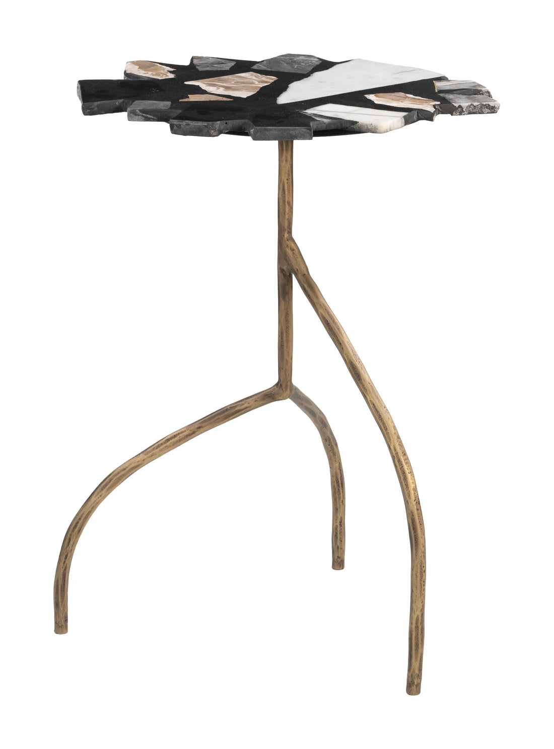 Baia Modern Multicolor Terrazzo Side Table
