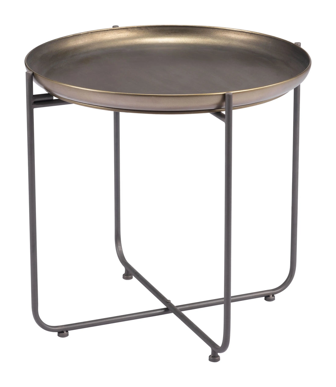 Bronson Modern Bronze Steel Side Table
