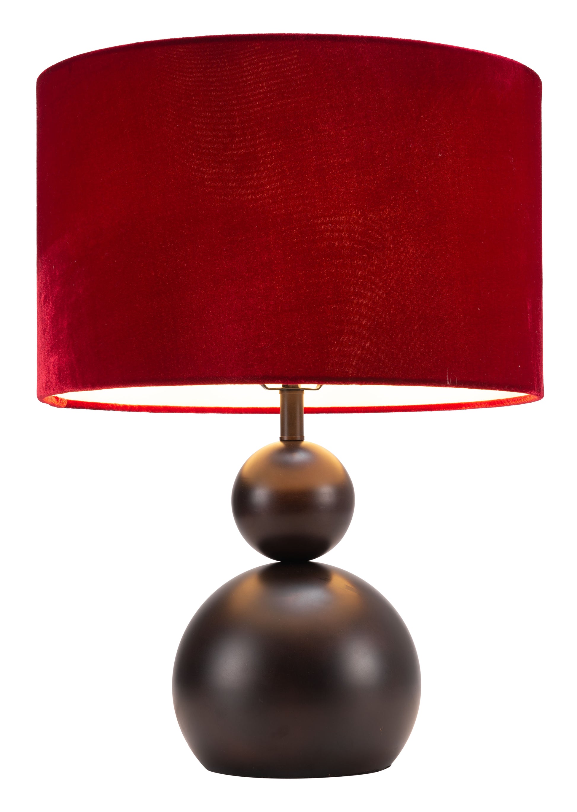 charcoal brushed metal lamp styled in a contemporary minimalist entryway