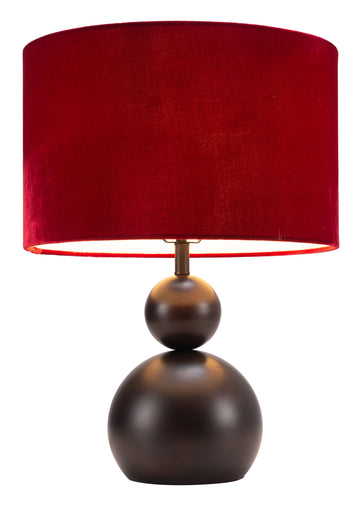 charcoal brushed metal lamp styled in a contemporary minimalist entryway