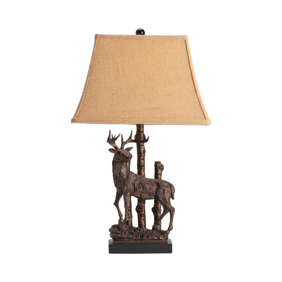 ivory cotton table lamp in a coastal guest room setting