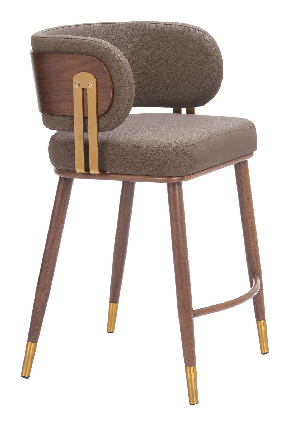ivory solid wood stool styled in a farmhouse chic modern living room