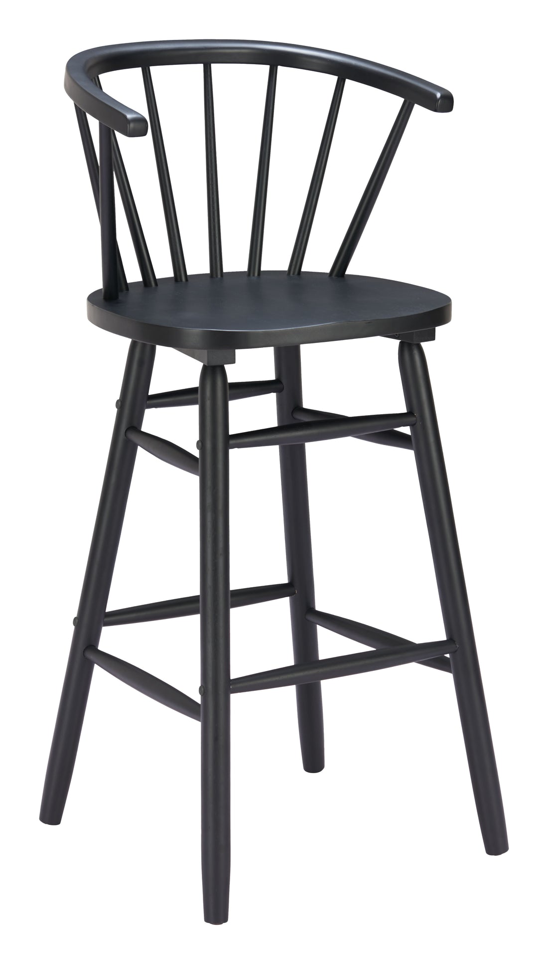 cream brushed metal stool styled in a mid-century minimalist entryway