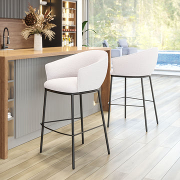warm-toned soft home dŽcor piece in a minimalist dining room setting