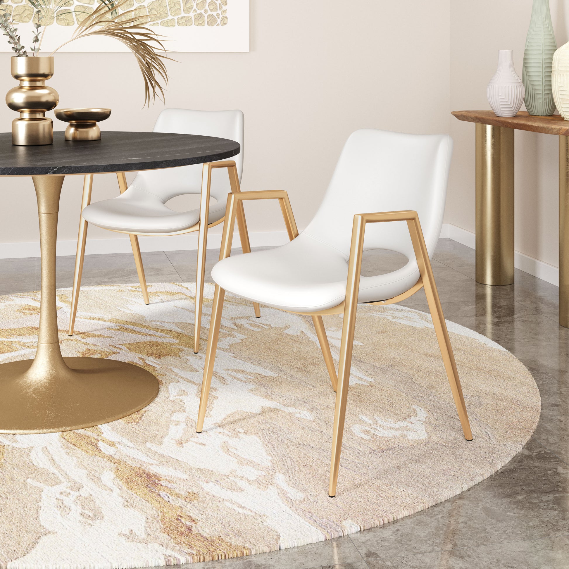 cream woven accent chair in a transitional living room setting