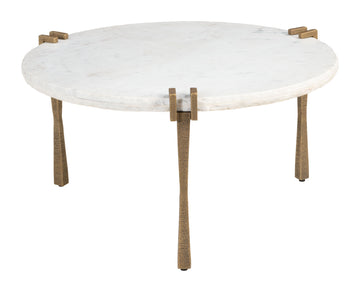 natural wood solid wood coffee table styled in a farmhouse chic modern living room