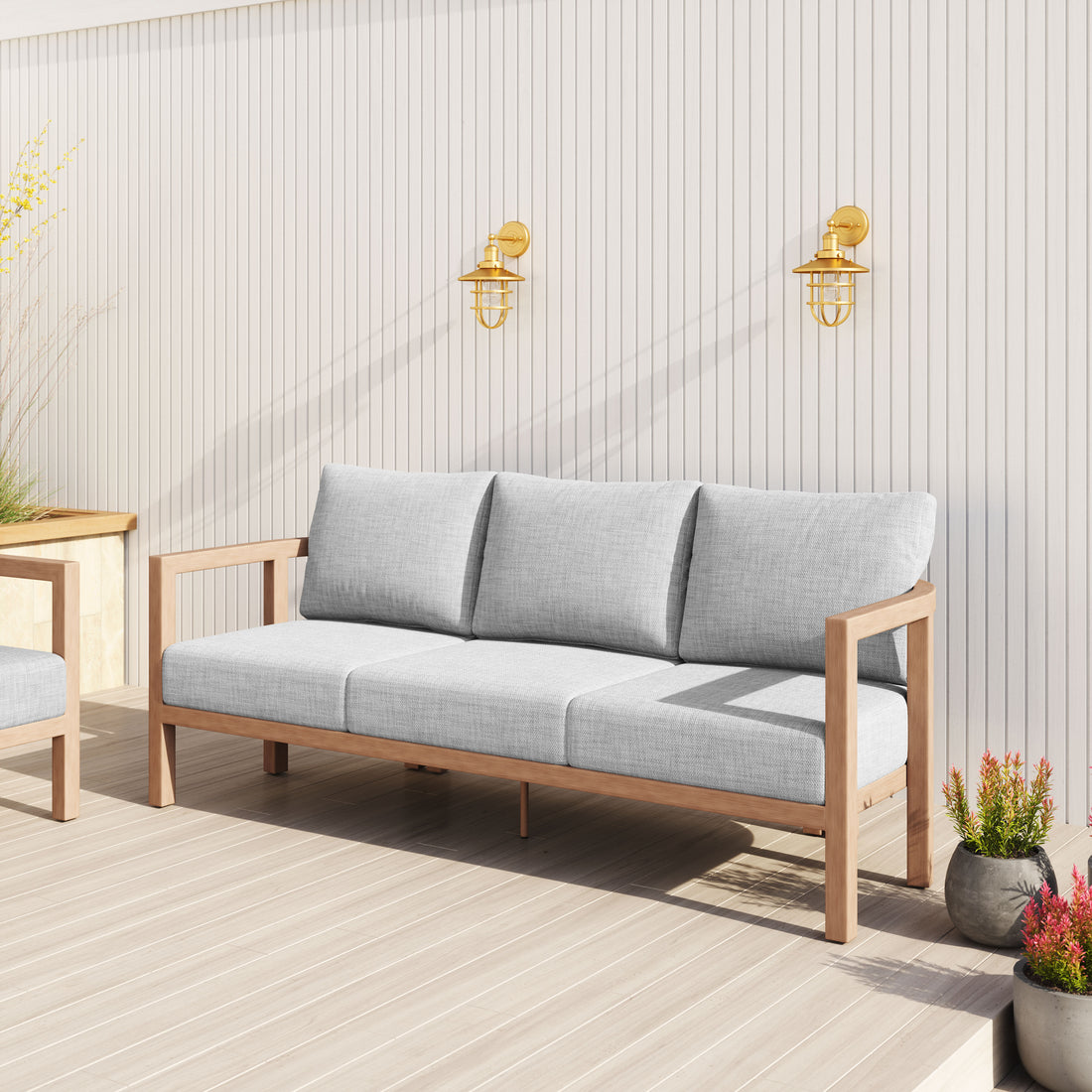 gray canvas home dŽcor piece in a elegant modern bedroom setting