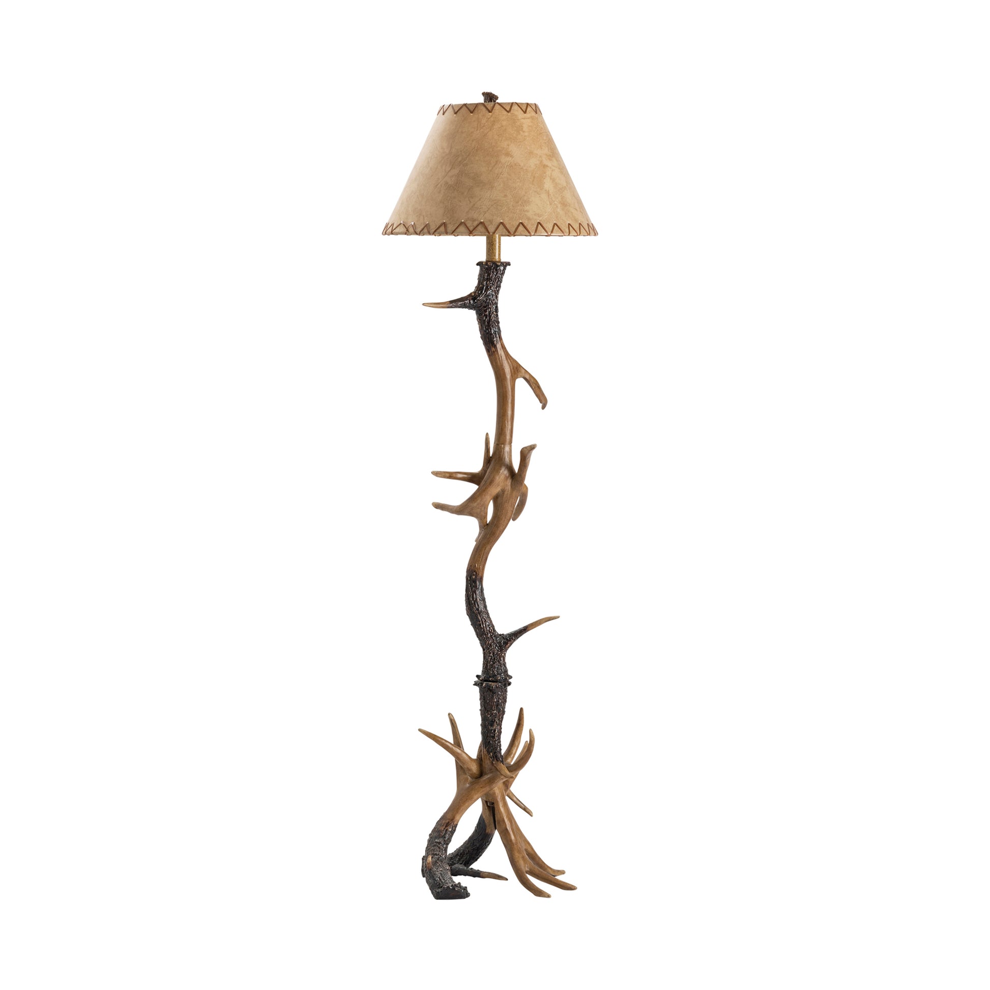 beige plush table lamp in a minimalist dining room setting