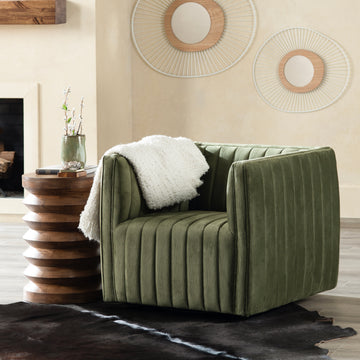 warm-toned soft accent table in a minimalist dining room setting