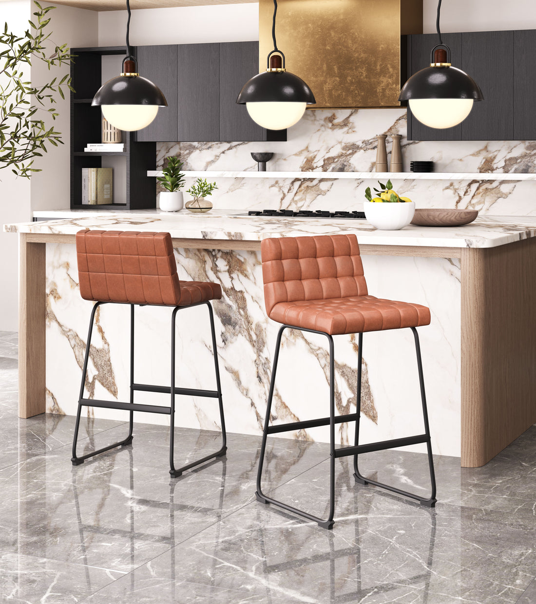 natural velvet home dŽcor piece in a elegant modern bedroom setting