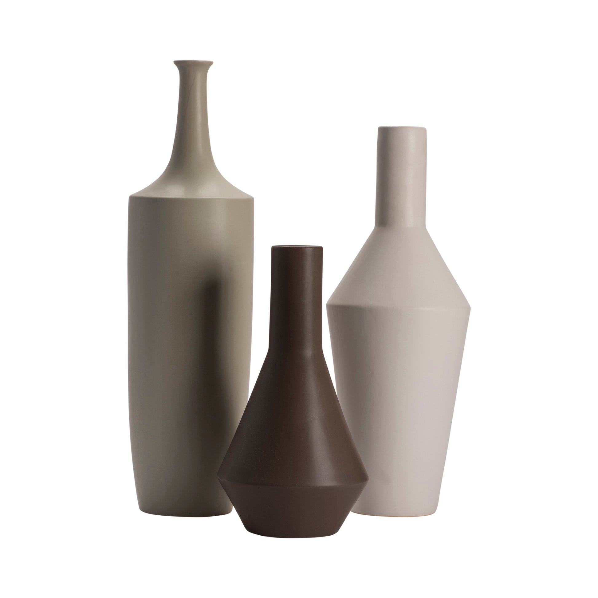 Zen Japanese Inspired Bottles contemporary wall art displayed in a transitional living space