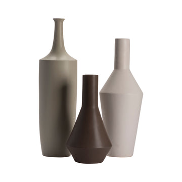 Zen Japanese Inspired Bottles contemporary wall art displayed in a transitional living space