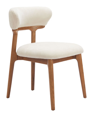 oak marble accent chair styled in a Scandinavian serene master suite