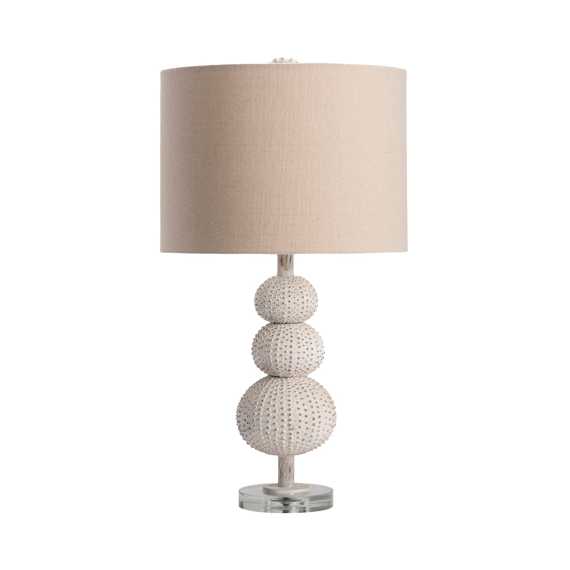 charcoal textured table lamp in a refined master bedroom setting