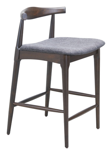 natural wood solid wood stool styled in a modern modern living room