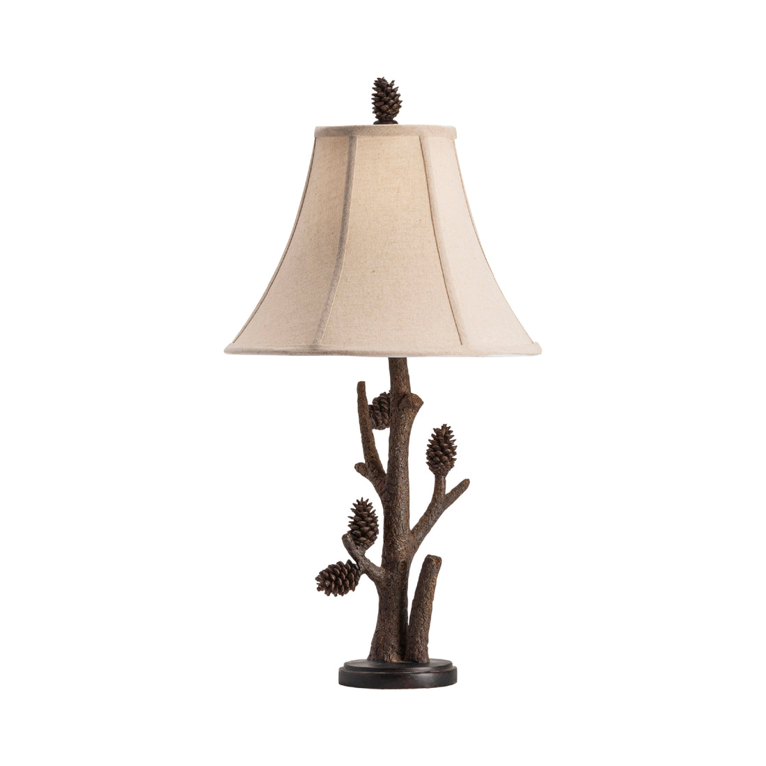 white brushed table lamp in a modern bedroom setting