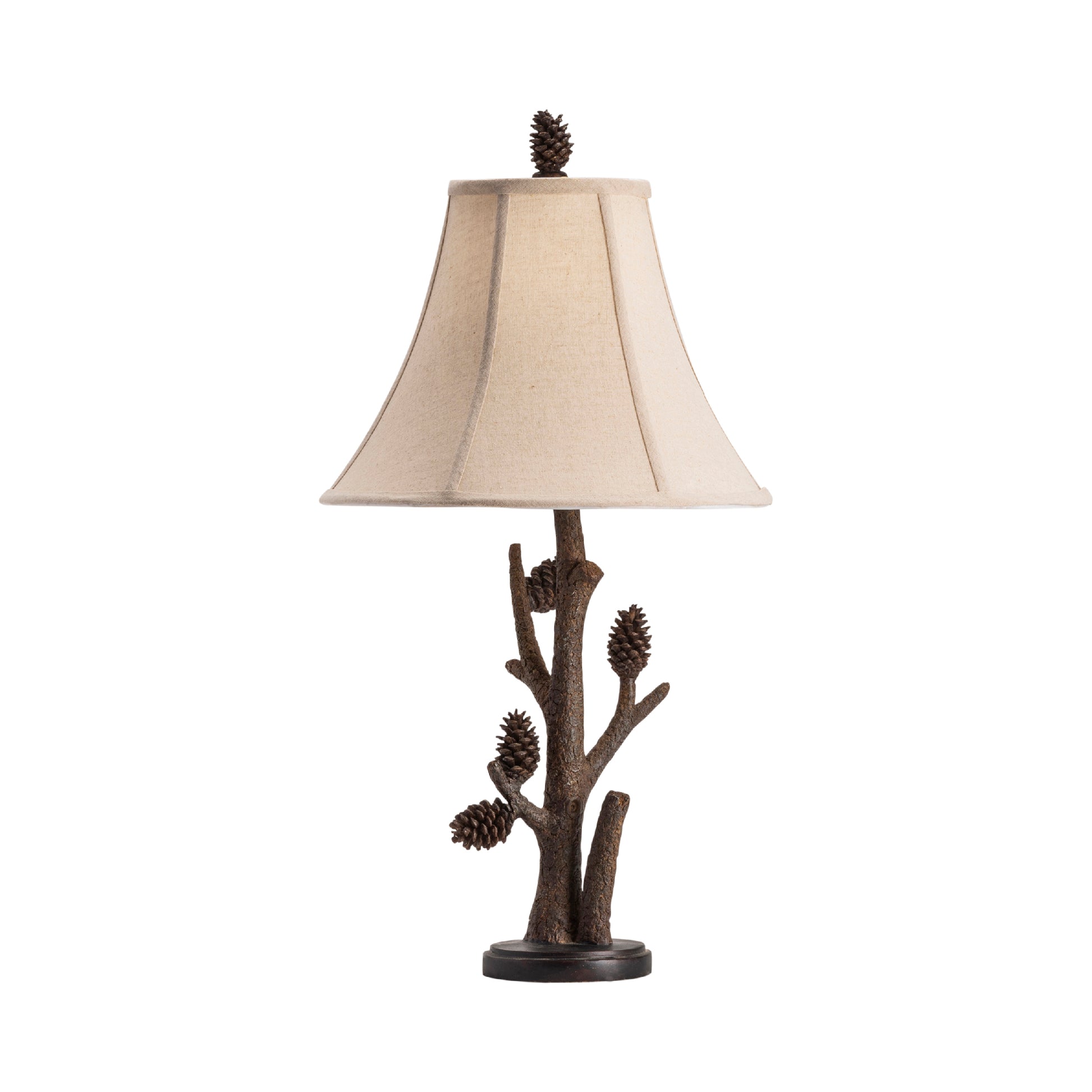 white brushed table lamp in a modern bedroom setting