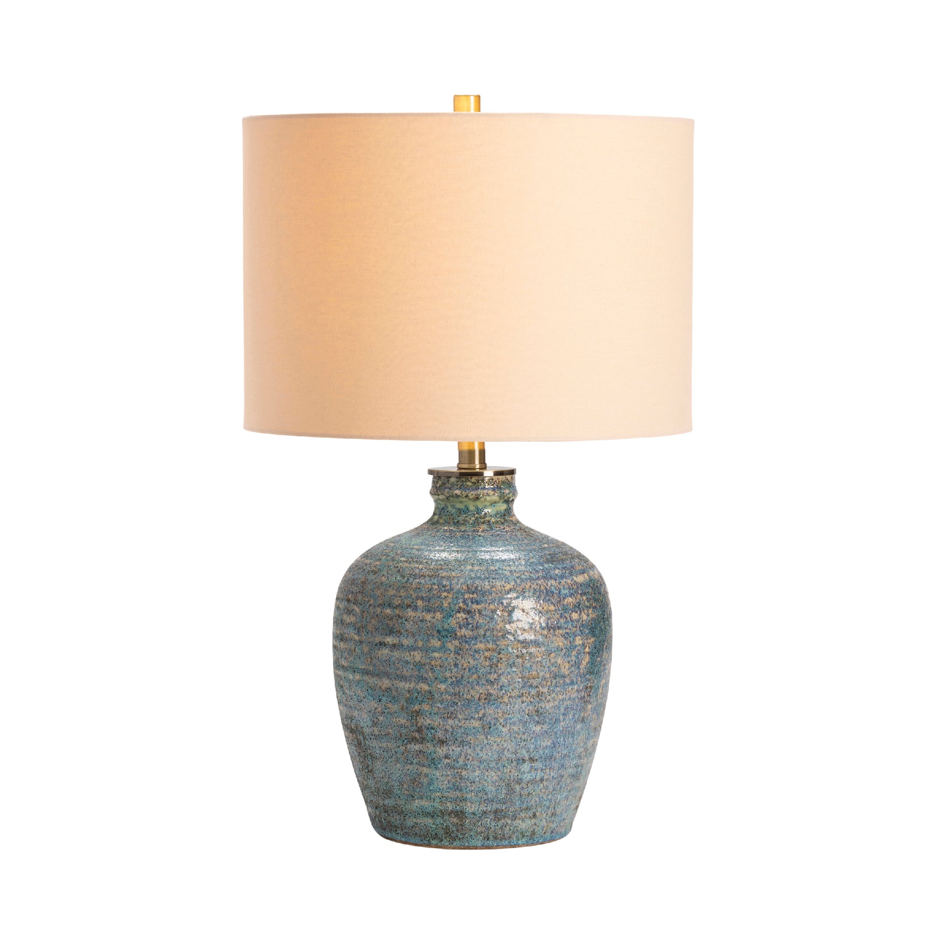 natural velvet table lamp in a contemporary cozy bedroom setting