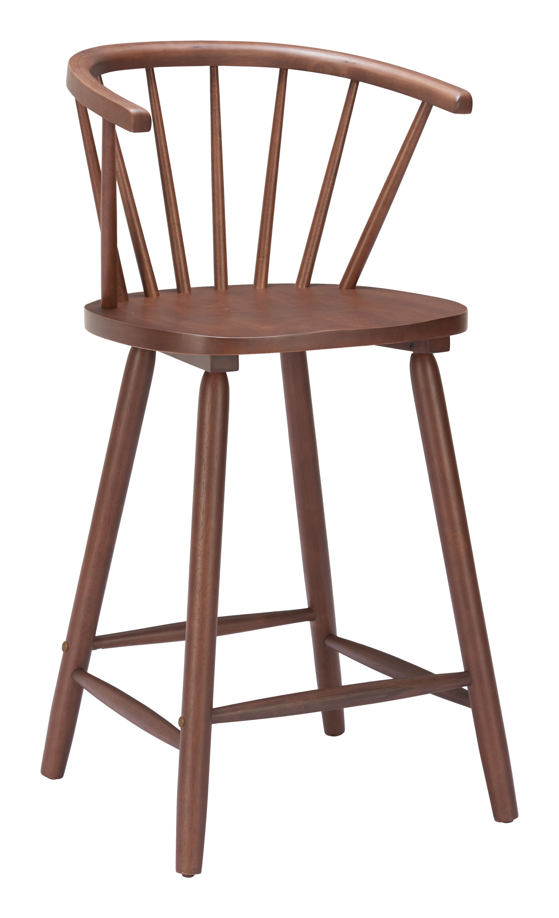 ivory solid wood stool styled in a farmhouse chic modern living room