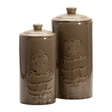 Lefler Lidded Vases contemporary wall art displayed in a refined study setting