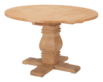 charcoal brushed metal dining table styled in a contemporary minimalist entryway