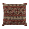 rustic brown marble pillow sham styled in a transitional serene master suite