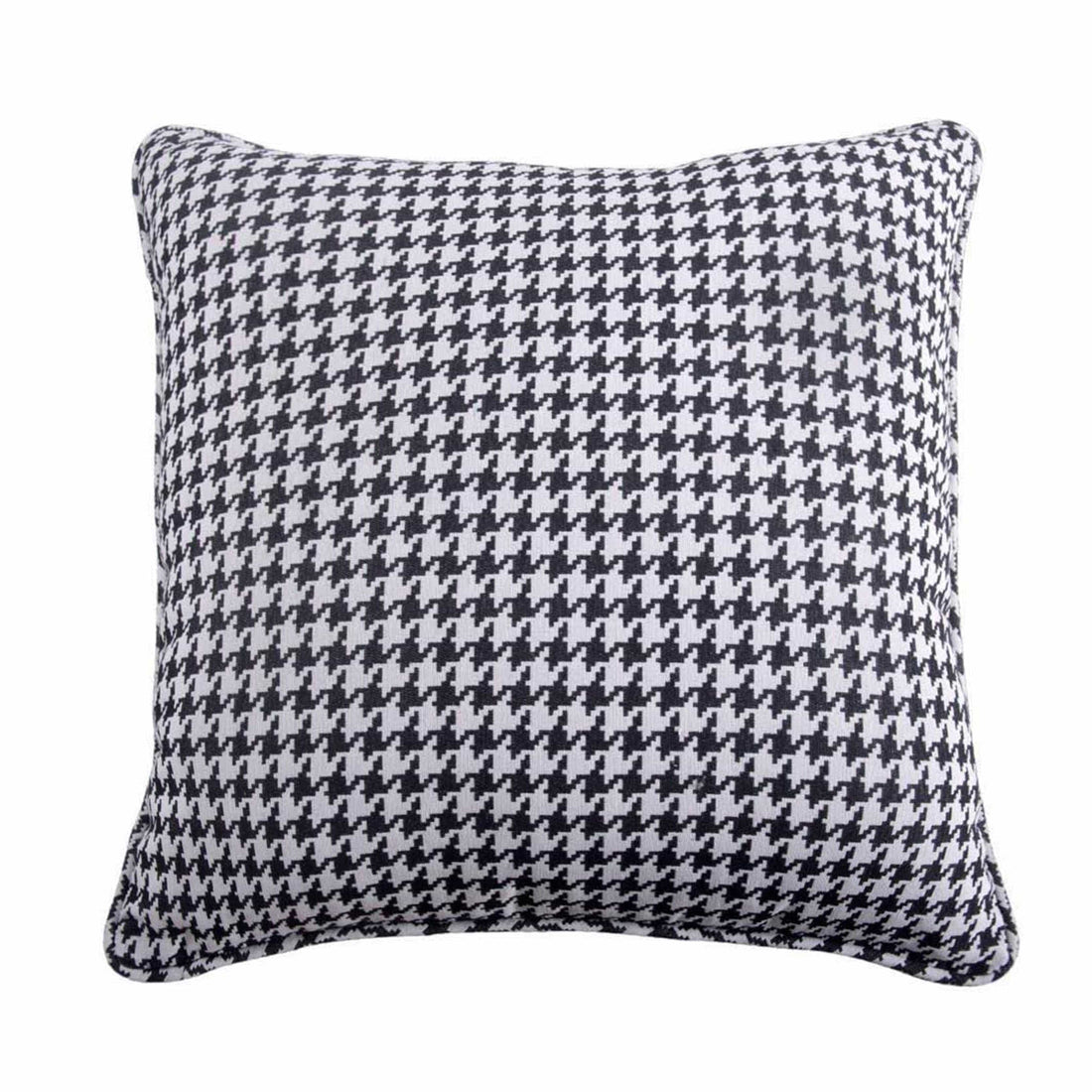 Hamilton Houndstooth Euro Sham styled for a transitional bedroom space.