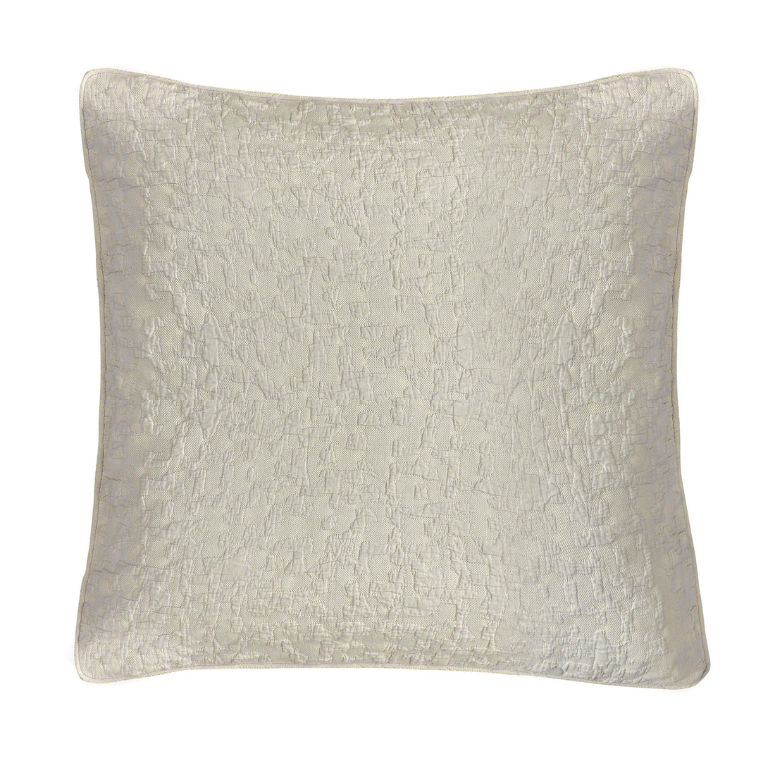 Porto Matelassé Euro Sham styled for a transitional bedroom space.