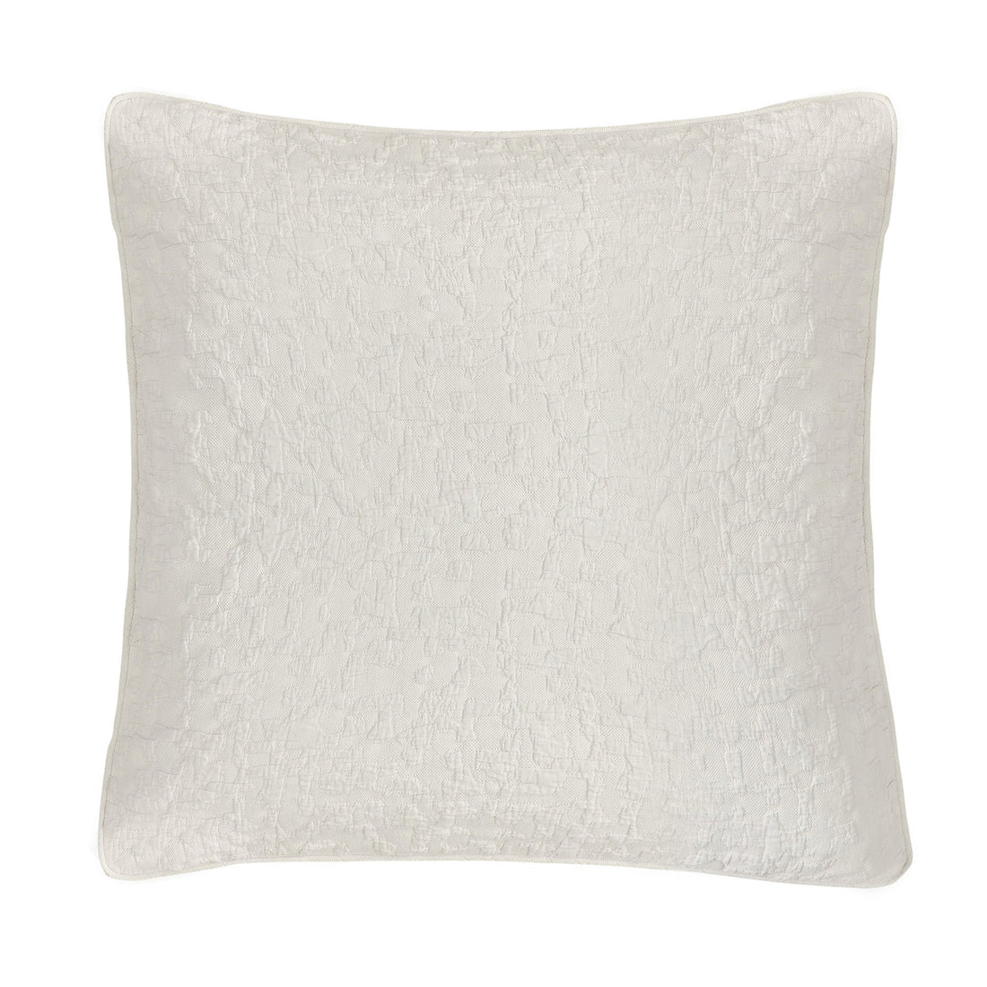 Porto Matelassé Euro Sham styled for a transitional bedroom space.